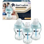 Tommee Tippee CTN Biberon ADVANCED ANTI-COLIC Slow Stream 260 ml 0m+, 3 buc