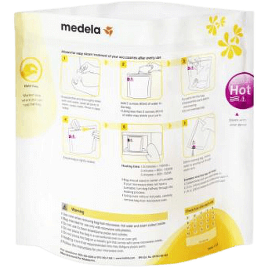 Medela Quick Clean Mikrowellen-Reinigungsbeutel 5 Stück