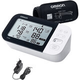 Omron M7 Intelli IT AFib Smart Digital Arm Tonometer + Power Supply (SET), 5 year warranty