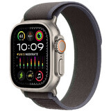 Apple Watch Ultra 2 GPS + Cellular, caja de titanio de 49 mm con bucle Trail azul/negro - M/L