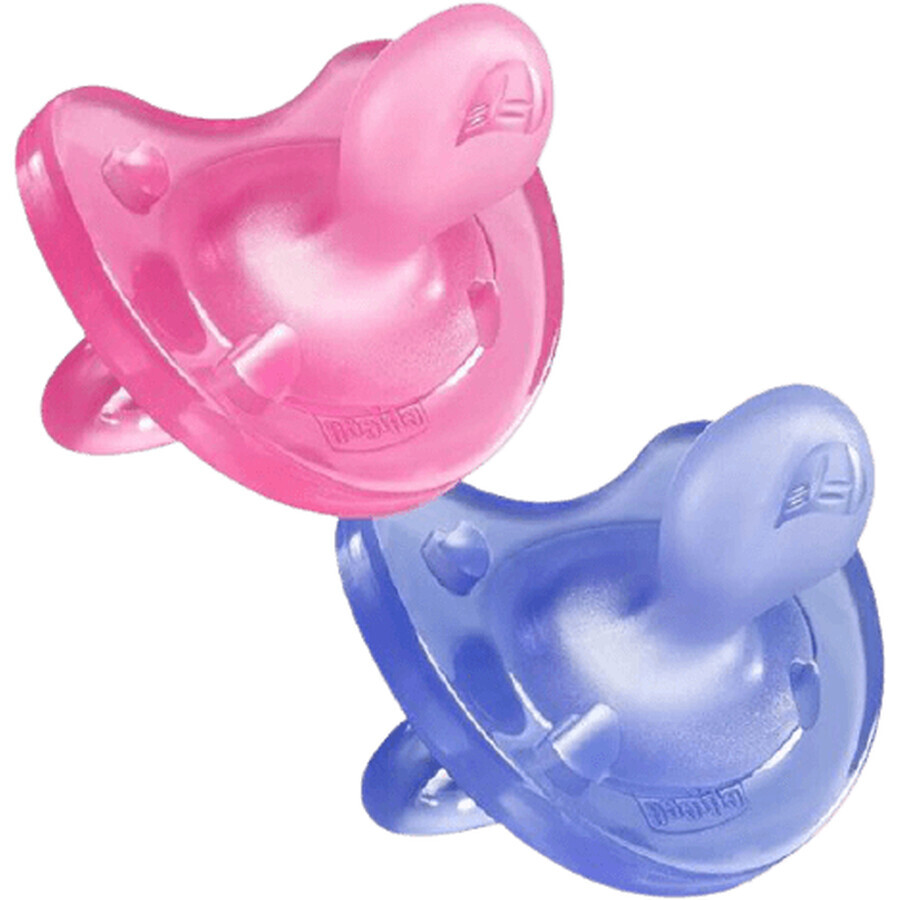 Chicco Chupete de silicona Physio Soft Niña 16-36m 2 pcs