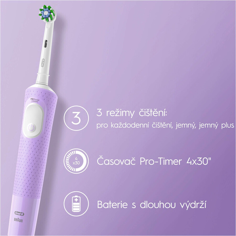 Electric toothbrush Oral-B Vitality Pro Purple