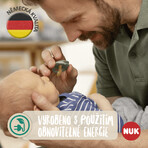 Nuk for NATURE Latex Schnuller 6-18m. BOX rot 2 Stück