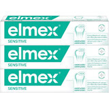 Elmex Sensitiv-Zahnpasta 3 x 75 ml