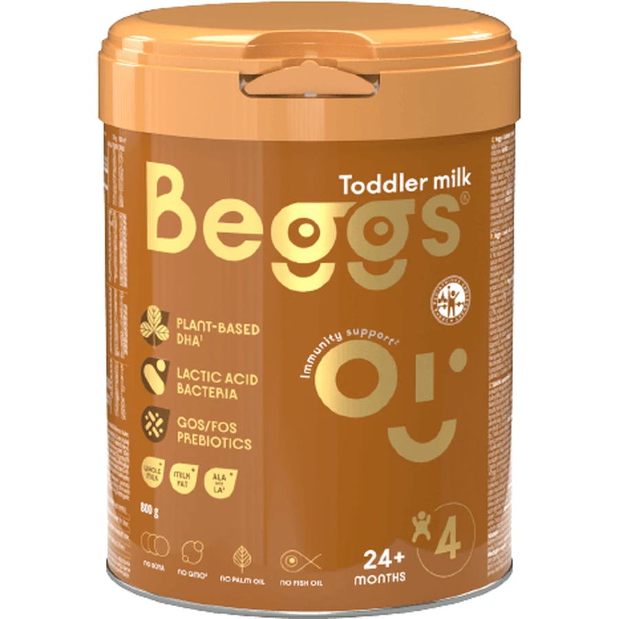 Beggs 4 leche para niños pequeños 800 g