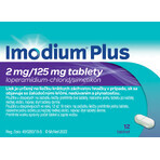 Imodium Plus 2mg/125mg tabletten