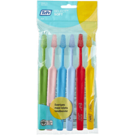 TePe Select Soft Toothbrush 6 pcs