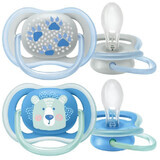 Philips Avent Soother Ultra air pastel 6-18m băiat 2 buc