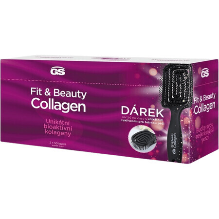 GS Fit&Beauty Colágeno, 50+, duopack con pack de regalo 2 x 50 cápsulas