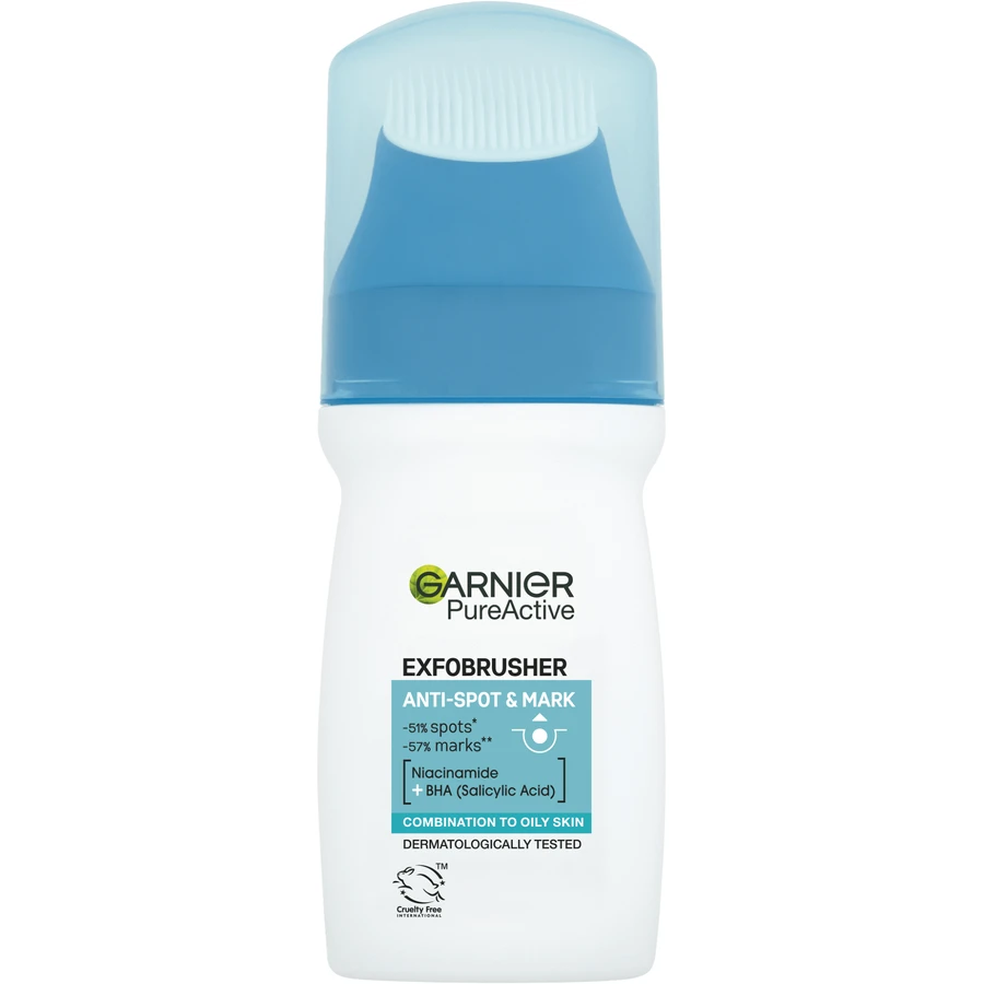 Garnier PURE ACTIVE Reinigingsgel borstel voor problematische huid en acne 150 ml