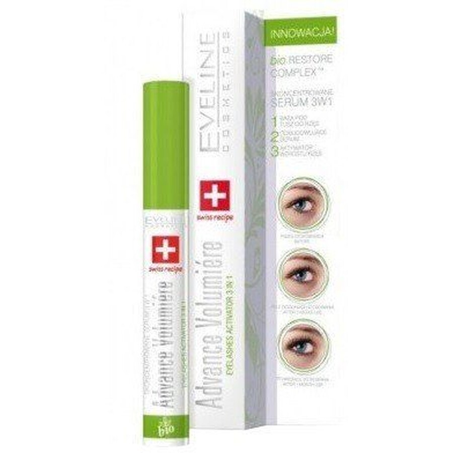 Eveline Cosmetics Advance Volumising Bioactivating Wimperserum 3in1 10 ml