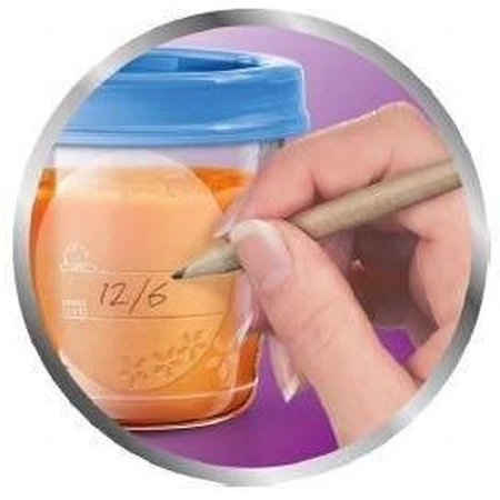 Philips Avent VIA-bekers met deksel, 5 x 180 ml