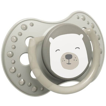 Pacifier LOVI Dynamic Soothing Buddy Bear 0 - 3 months, 2 pcs