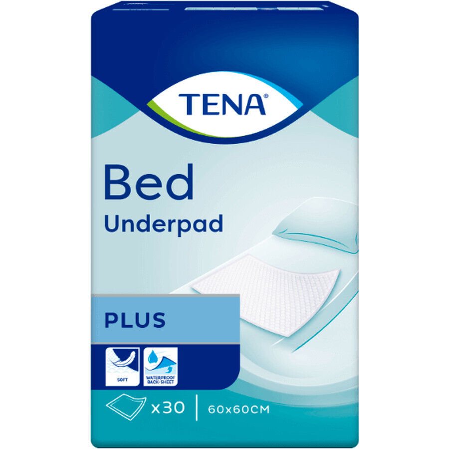 Serviettes d'incontinence Tena Bed Plus 60 x 60 cm 30 pièces