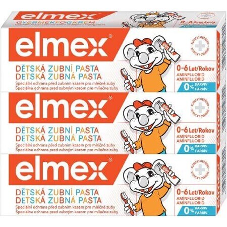 Elmex Kids Trio Zahnpasta 3 x 50 ml