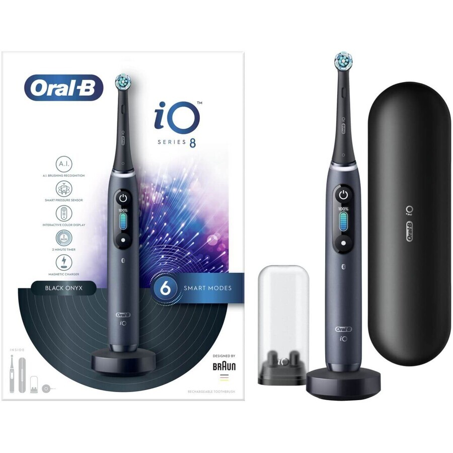 Cepillo de Dientes Eléctrico Oral-B iO Series 8 Negro