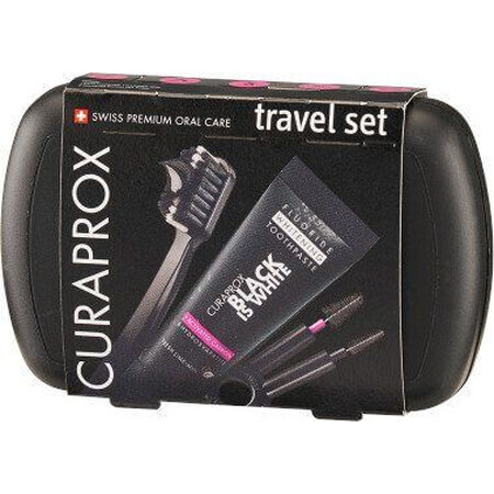 Curaprox Black Is White travel set