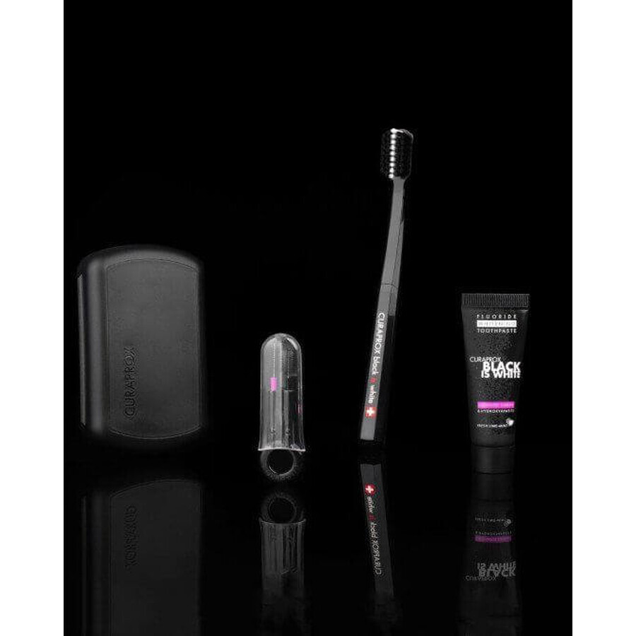 Curaprox Black Is White travel set