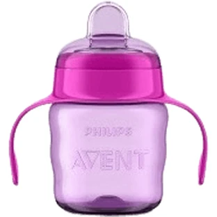 Philips Avent Classic cup with handles from 6 months, silicone mouthpiece, girl, 200 ml