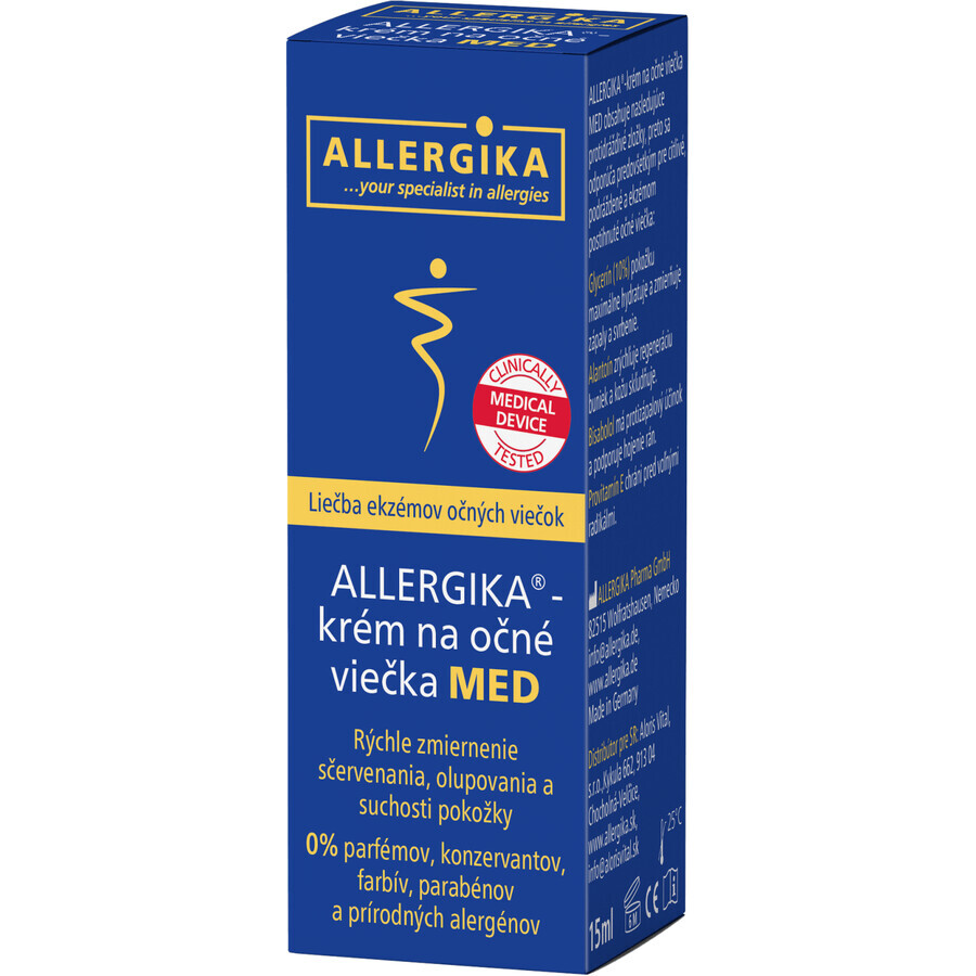 Allergika MED ooglidcrème 15 ml