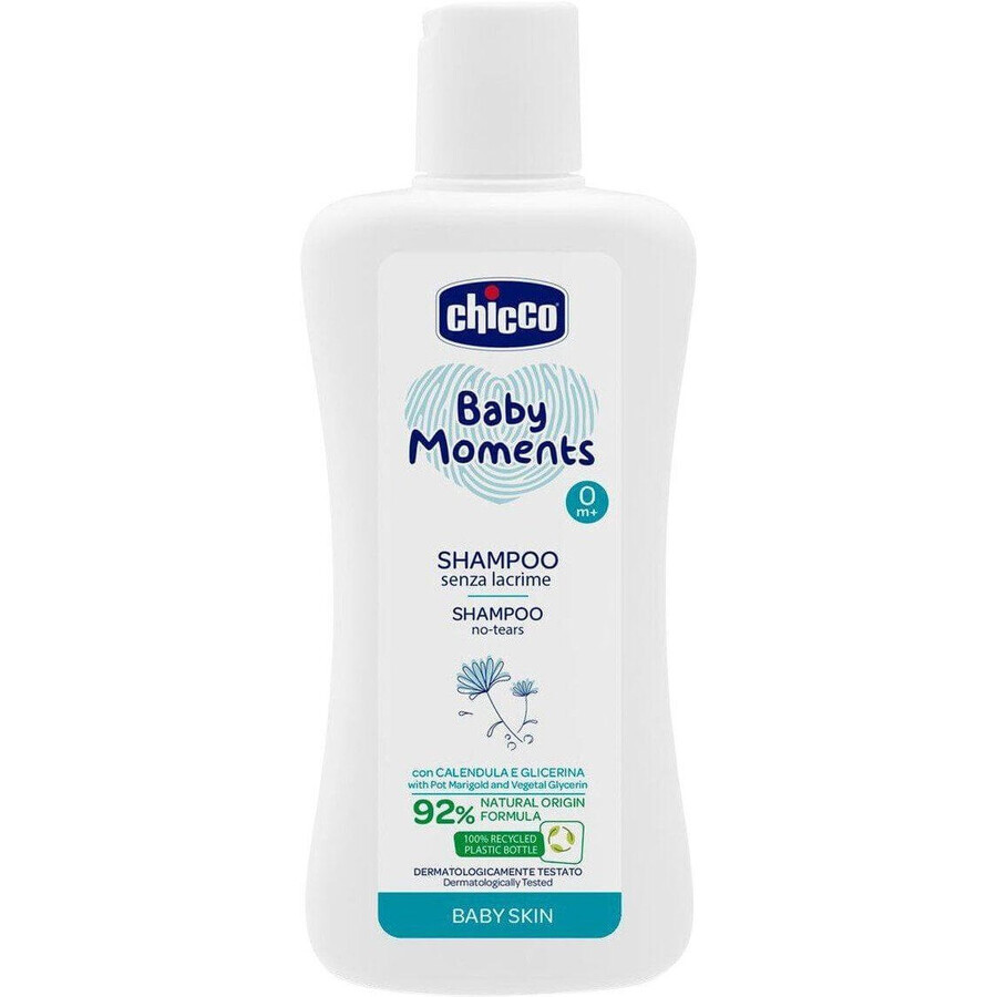 Chicco Baby Moments Shampoo 92% ingredienti naturali 200 ml