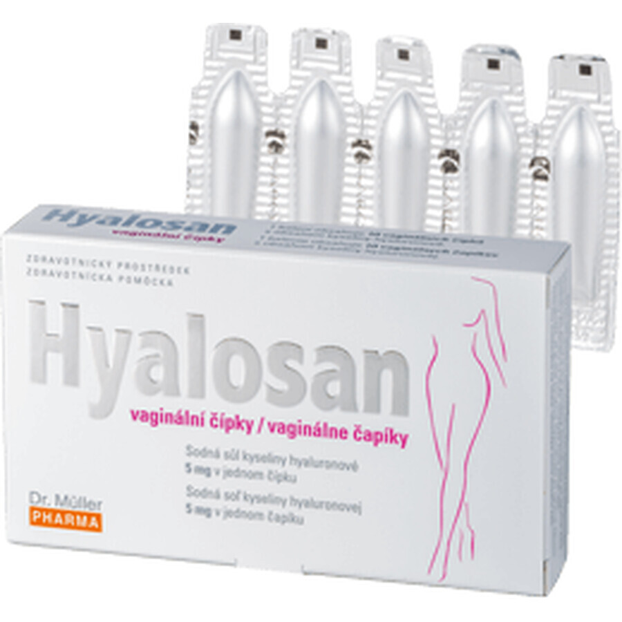 Dr.Muller HYALOSAN Vaginalzäpfchen mit Hyaluronsäure 10 Stück