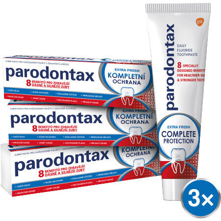 Parodontax Complete Protection Extra Verse Tandpasta 3 x 75 ml