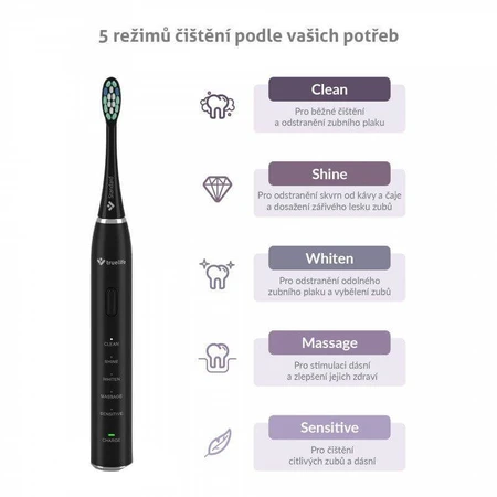 TrueLife SonicBrush Clean30 Black sonic brush