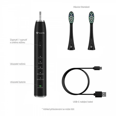 TrueLife SonicBrush Clean30 Black sonic brush