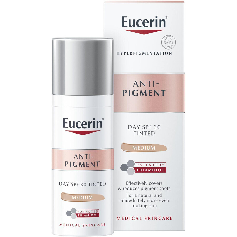 Eucerin Anti-pigment Day Cream SPF 30 - teinté (moyennement foncé) 50 ml