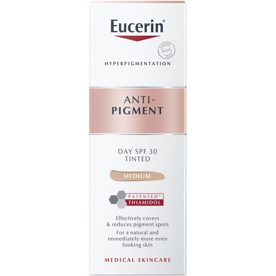 Eucerin Anti-pigment Day Cream SPF 30 - teinté (moyennement foncé) 50 ml