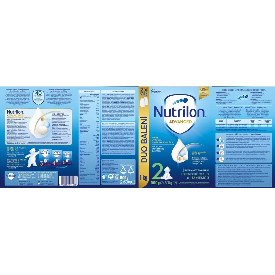 Nutrilon 2 opvolgzuigelingenvoeding poeder 1000 g