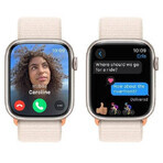 Apple Watch Series 9 GPS Carcasa de aluminio de 45 mm con correa deportiva, Starlight