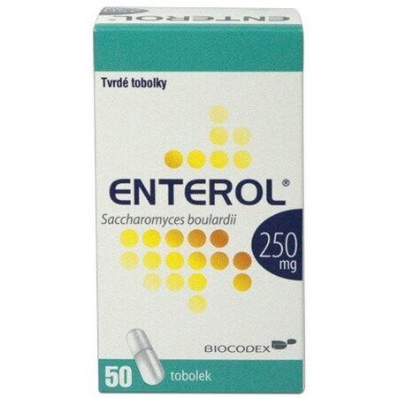 Enterol 250 mg, 50 cápsulas