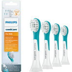 Philips Sonicare for kids HX6034/33 Compact size sonic toothbrush head for children 3 years and older 4 pcs