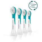 Philips Sonicare for kids HX6034/33 Compact size sonic toothbrush head for children 3 years and older 4 pcs