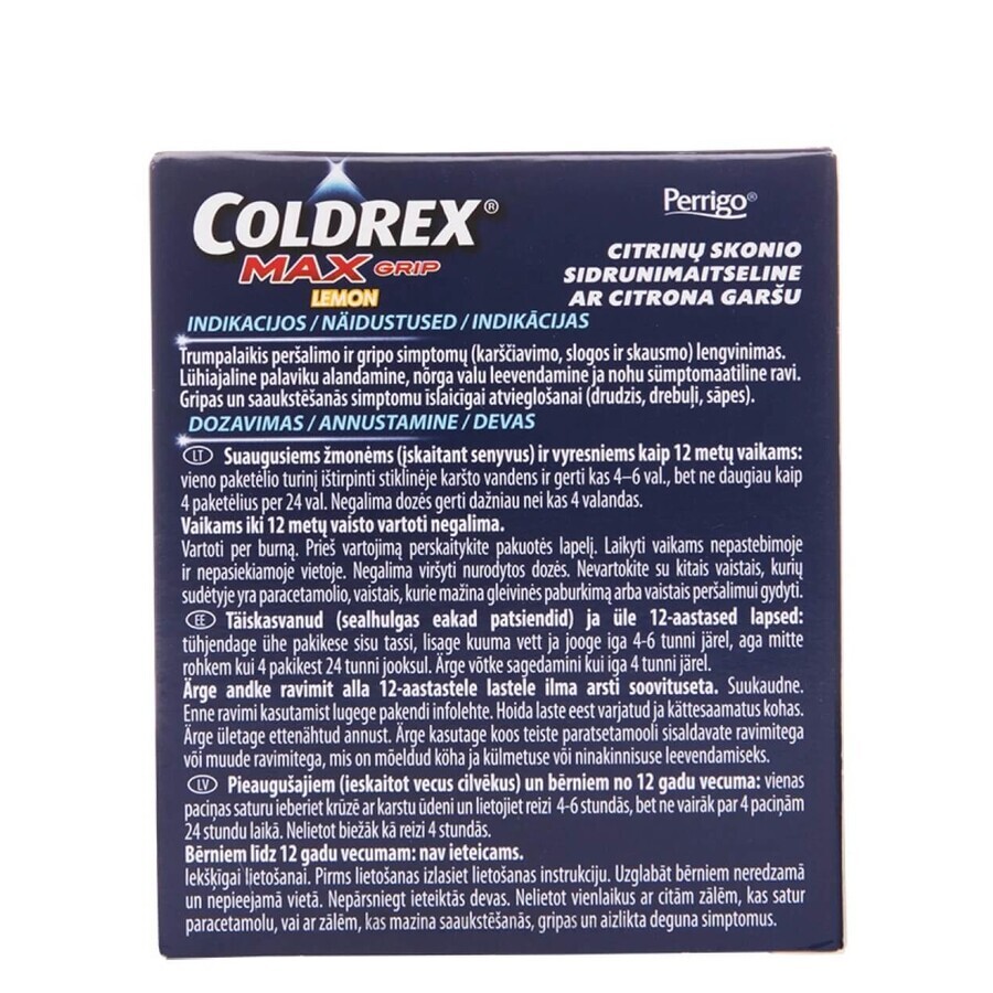 Coldrex MaxGrip Lemon 10 sachets