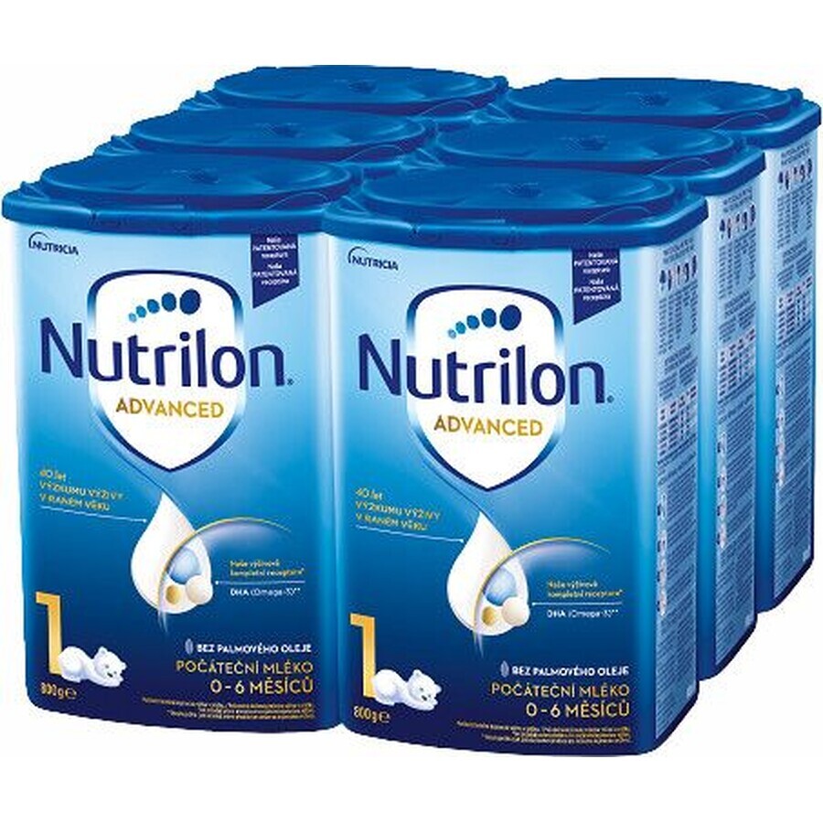 Nutrilon 1 Advanced lapte praf pentru sugari 6 x 800 g