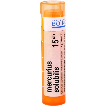 Boiron Mercurius Solubilis CH15 granule 4 g