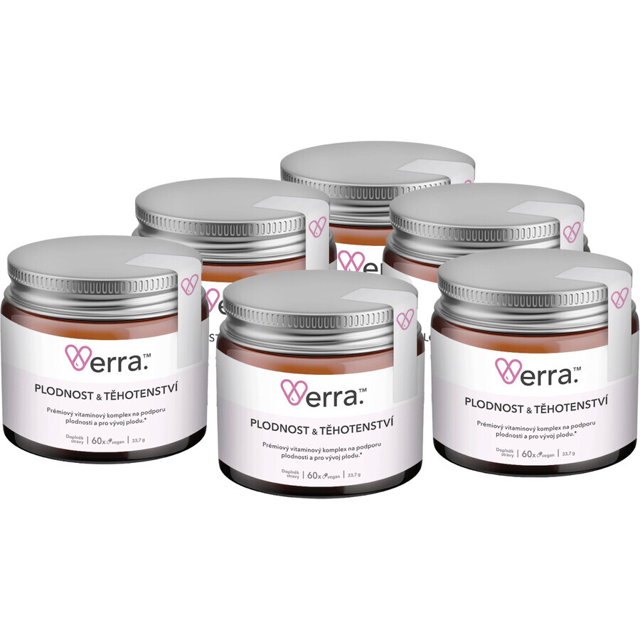 Verra Fertility & Pregnancy Complex Semi-Annual Care, 6 x 60 gélules