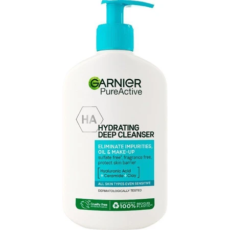 Garnier Pure Active vochtinbrengende reinigingsgel tegen onvolkomenheden, 250 ml