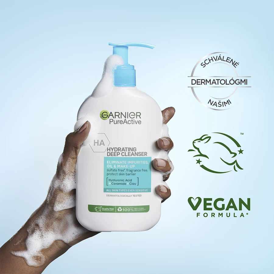 Garnier Pure Active vochtinbrengende reinigingsgel tegen onvolkomenheden, 250 ml