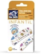 Dr Sauce Tiras infantiles mezcla impermeable 20 uds.
