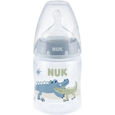 Nuk First Choice Fles Temperatuurregeling beige 150 ml