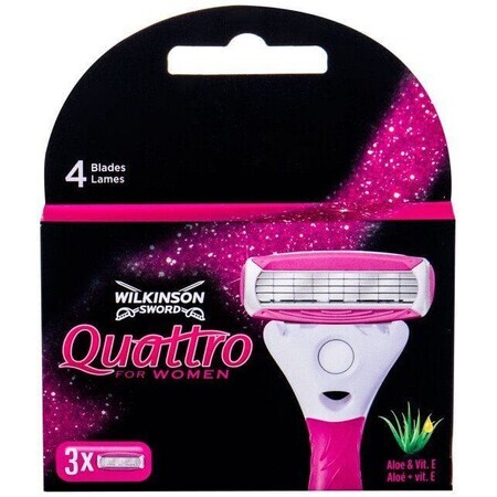 Wilkinson Sword Quattro dameszwaard reservekoppen