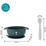 Babymoov Silicone bowl with spoon and spoon 350 ml