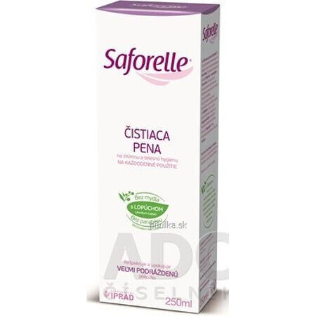 Saforelle Burdock Cleansing Foam 250 ml