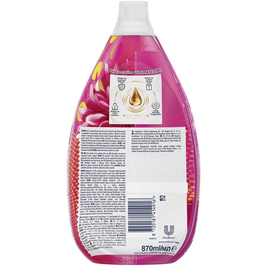 Coccolino Fuchsia passion wasverzachter 870 ml