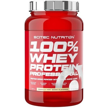 Scitec Nutrition 100% Whey Protein Professional vanille / baies 920 g