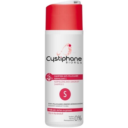 Biorga Cystiphane S Anti-dandruff normalizing shampoo 200 ml